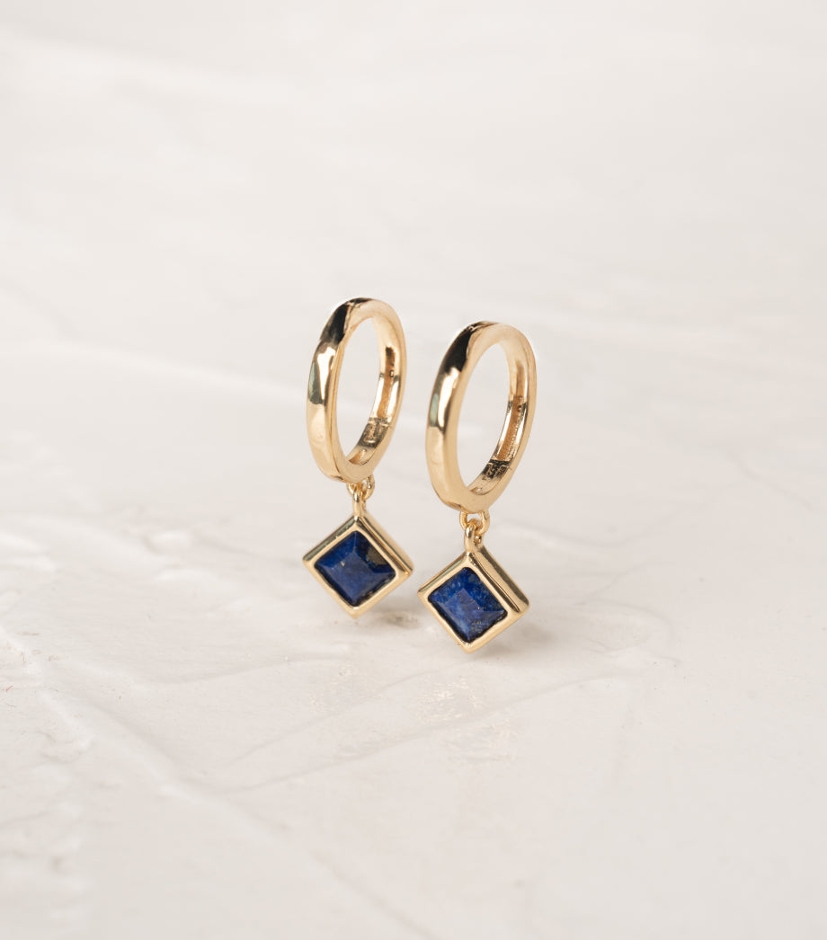 CELEST Drop Earrings - Lapis Lazuli